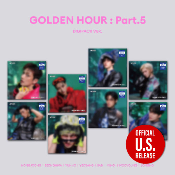 ATEEZ - GOLDEN HOUR Part 5 14th Mini Album - Digipack POP-UP Ver - Main Image