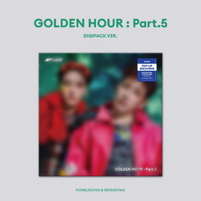 ATEEZ - GOLDEN HOUR - Part 5 - 4th Mini Album - Digipack Unit HONGJOONG AND SEONGHWA POP-UP Ver - Main Image