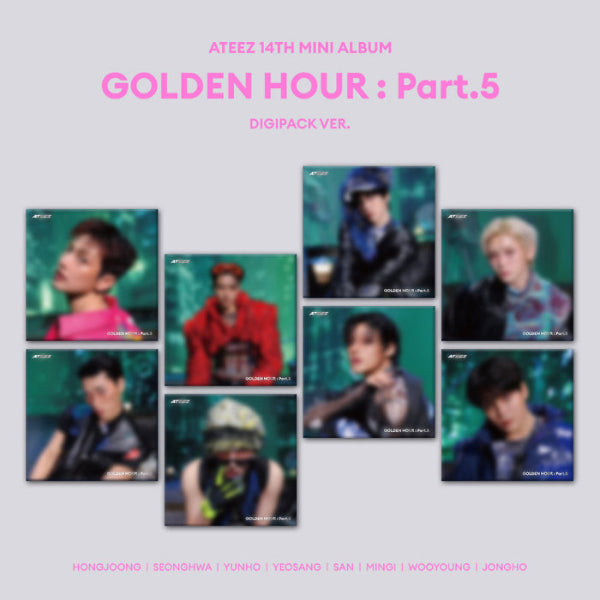ATEEZ GOLDEN HOUR Part 5 14th Mini Album Digipack Ver - main image