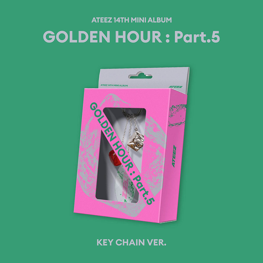 ATEEZ - GOLDEN HOUR Part 5 14th Mini Album - KEY CHAIN Ver main image