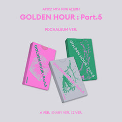 ATEEZ pocaalbum ポカアルバム 新品未開封 90枚 セット ATEEZ - GOLDEN HOUR : Part.5 [14th Mini Album - POCA Ver.] - K PLACE