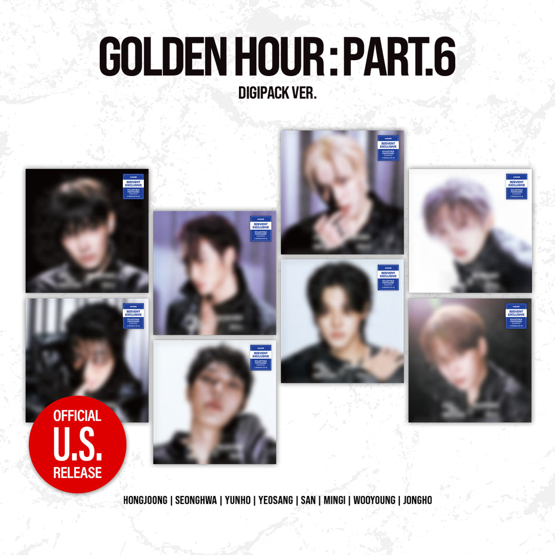 ATEEZ GOLDEN HOUR Part6 15th Mini Album - 82EVENT Exclusive Digipack Ver - Main Image