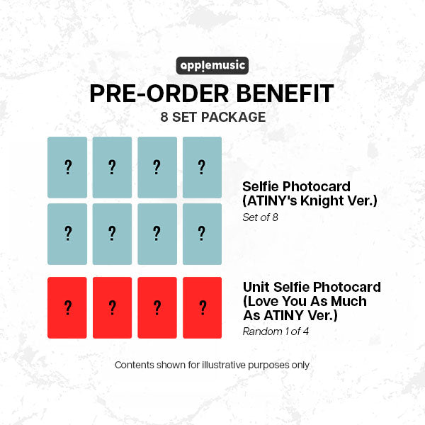 ATEEZ - GOLDEN HOUR Part 6 15th Mini Album - Digipack Ver - Apple Music POBs 8 Set Package