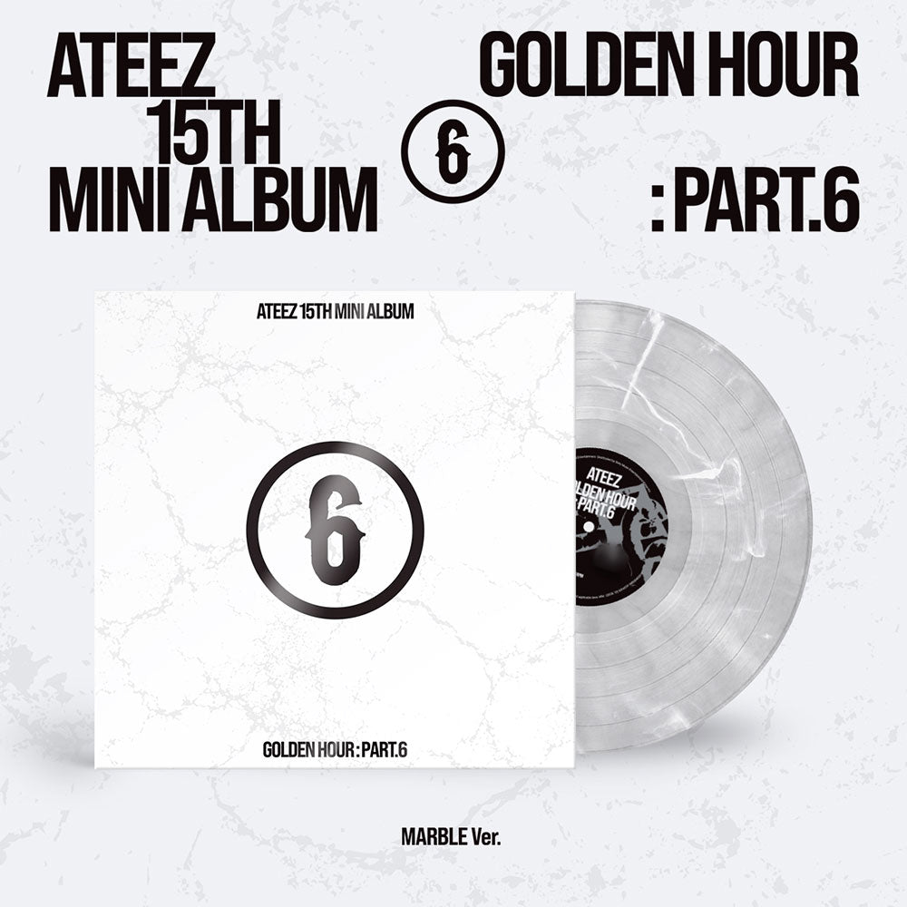 ATEEZ - GOLDEN HOUR Part 6 15th Mini Album - MARBLE Vinyl Ver main image