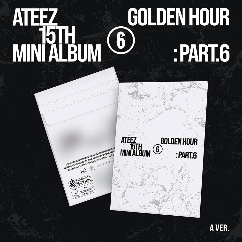 ATEEZ - GOLDEN HOUR Part 6 15th Mini Album - POCA Ver A Version