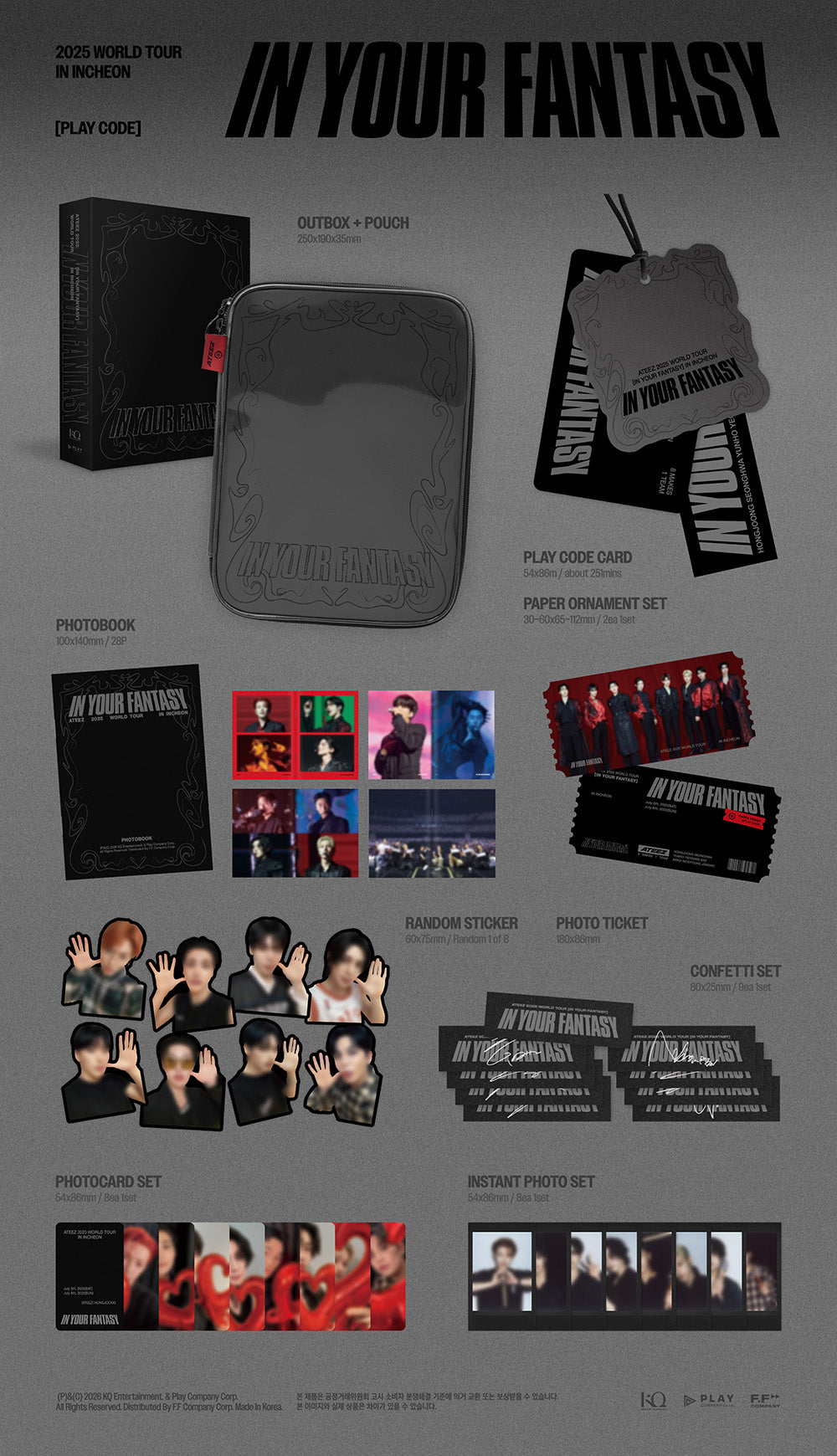 ATEEZ - IN YOUR FANTASY [2025 WORLD TOUR IN INCHEON - PLAY CODE