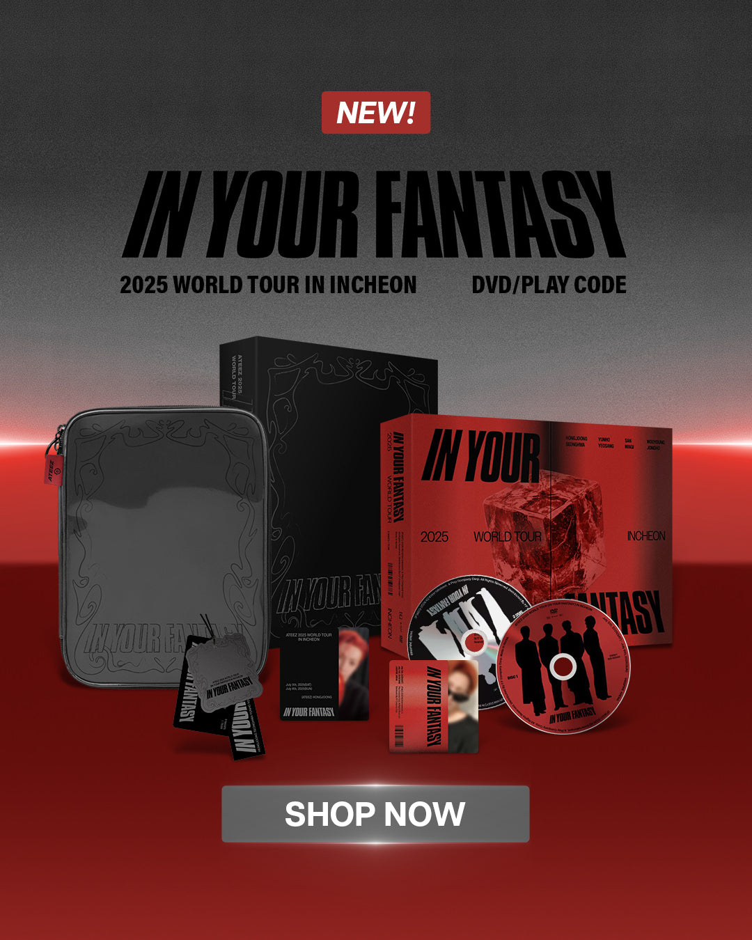 ATEEZ IN YOUR FANTASY DVD PC - Mobile Banner