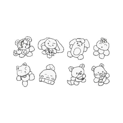 ATEEZ Iron-On Custom Sticker M-Character 8ROOM 7th Anniversary POP-UP Official MD - Main Image