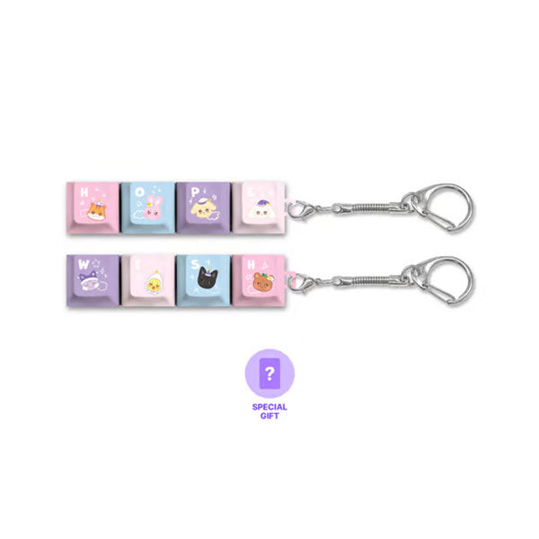 ATEEZ LED Keycap Keyring ANITEEZ IN DREAMLAND Official MD main image