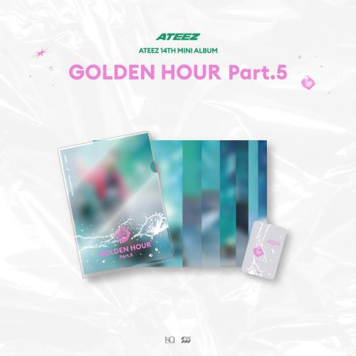 ATEEZ L Holder Photo Set GOLDEN HOUR Part 5 POP-UP Store Official MD - main image