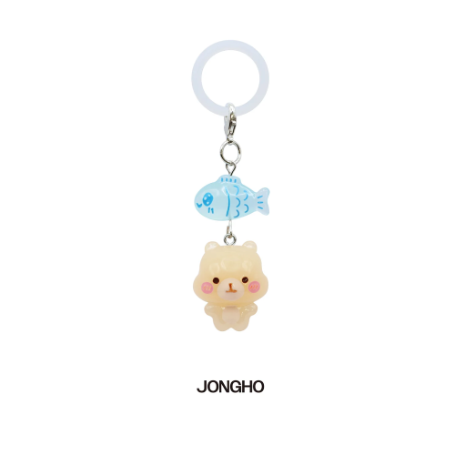 ATEEZ Lucky Fish Charm 8th Anniversary Exhibition BLUE DRIFT Official MD JONGHO Ver - main image