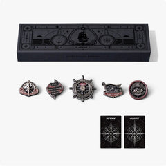 ATEEZ Fanplday l Plush Pin Set メタルピン ATEEZ - Metal Pin Set Voyage Edition [ATEEZ X FANPLDAY Official MD