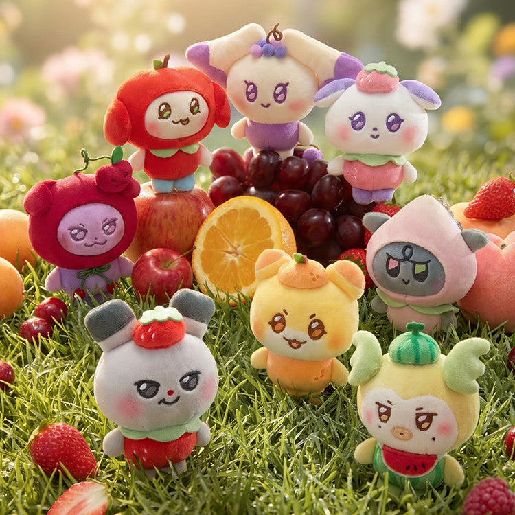 ATEEZ MIGHTEEZ Fruit Fairy Plush Keyring MIGHTEEZ Berry Breezy Fairy - Main Image