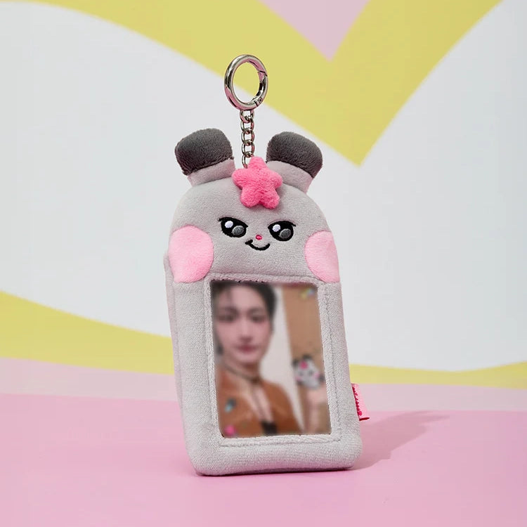 ATEEZ - MIGHTEEZ Plush Photocard Holder Keyring [Press, Start ATEEZ - MIGHTEEZ Plush Photocard Holder Keyring [Press, Start