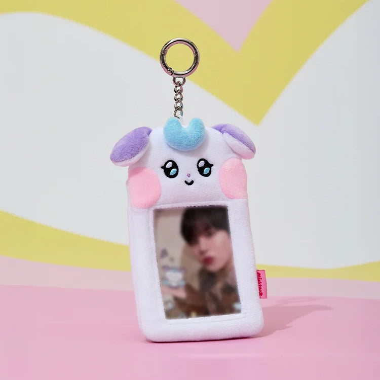ATEEZ - MIGHTEEZ Plush Photocard Holder Keyring [Press, Start ATEEZ - MIGHTEEZ Plush Photocard Holder Keyring [Press, Start
