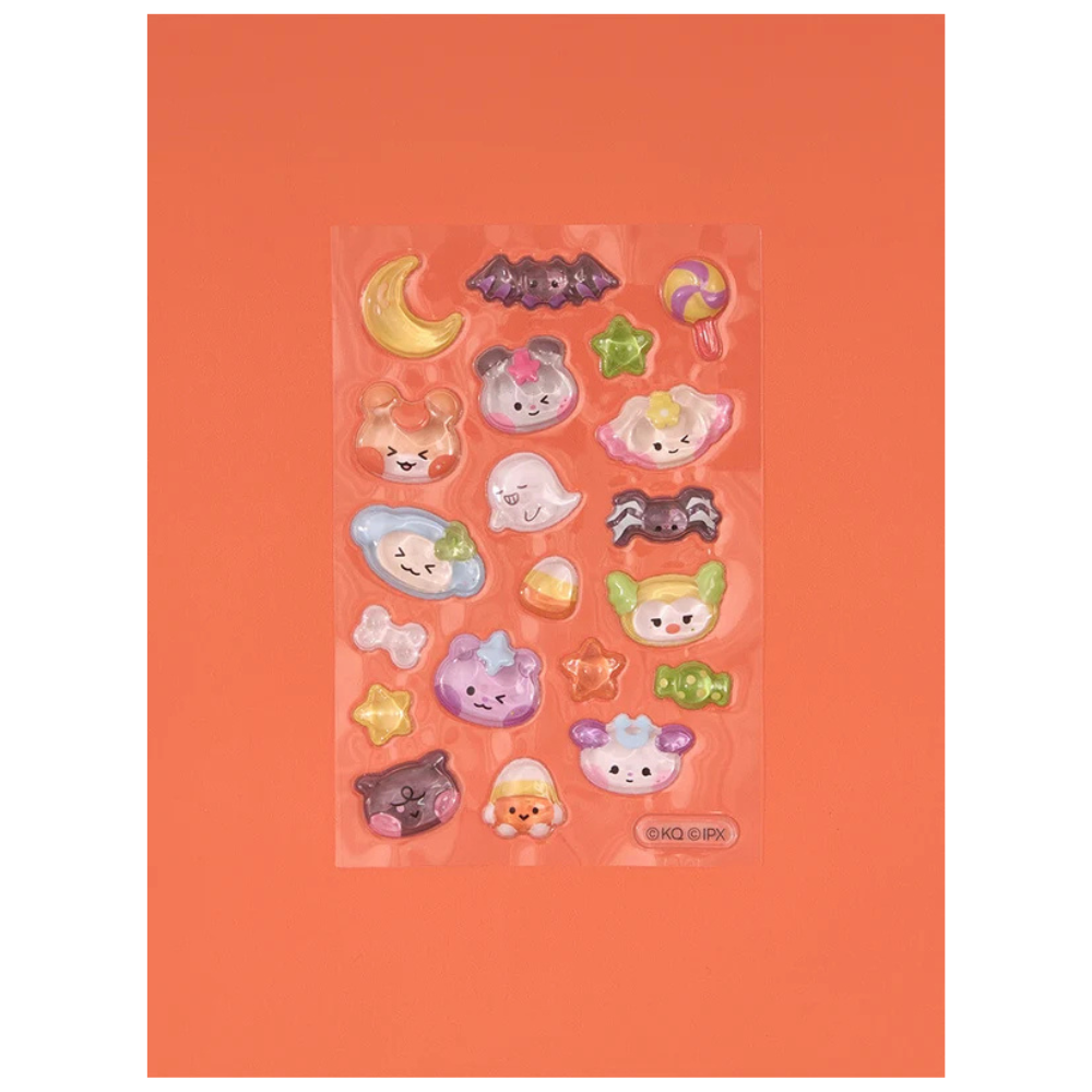 ATEEZ MIGHTEEZ Photocard Holder MIGHTEEZ HALLOWEEN US Exclusive - Sticker Sheet - Main Image