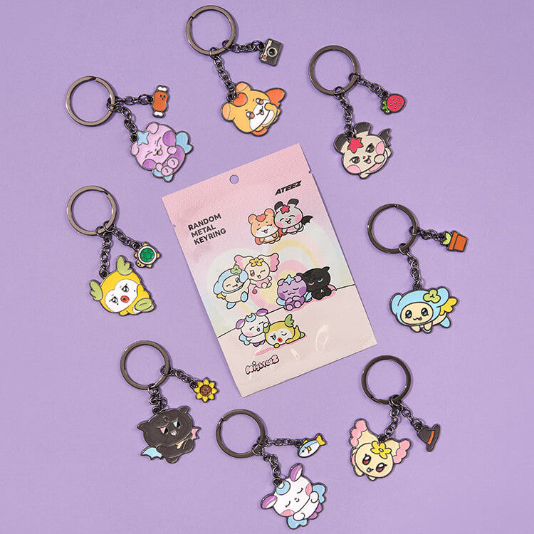 ATEEZ MIGHTEEZ Random Metal Keyring US Exclusive - Main Image