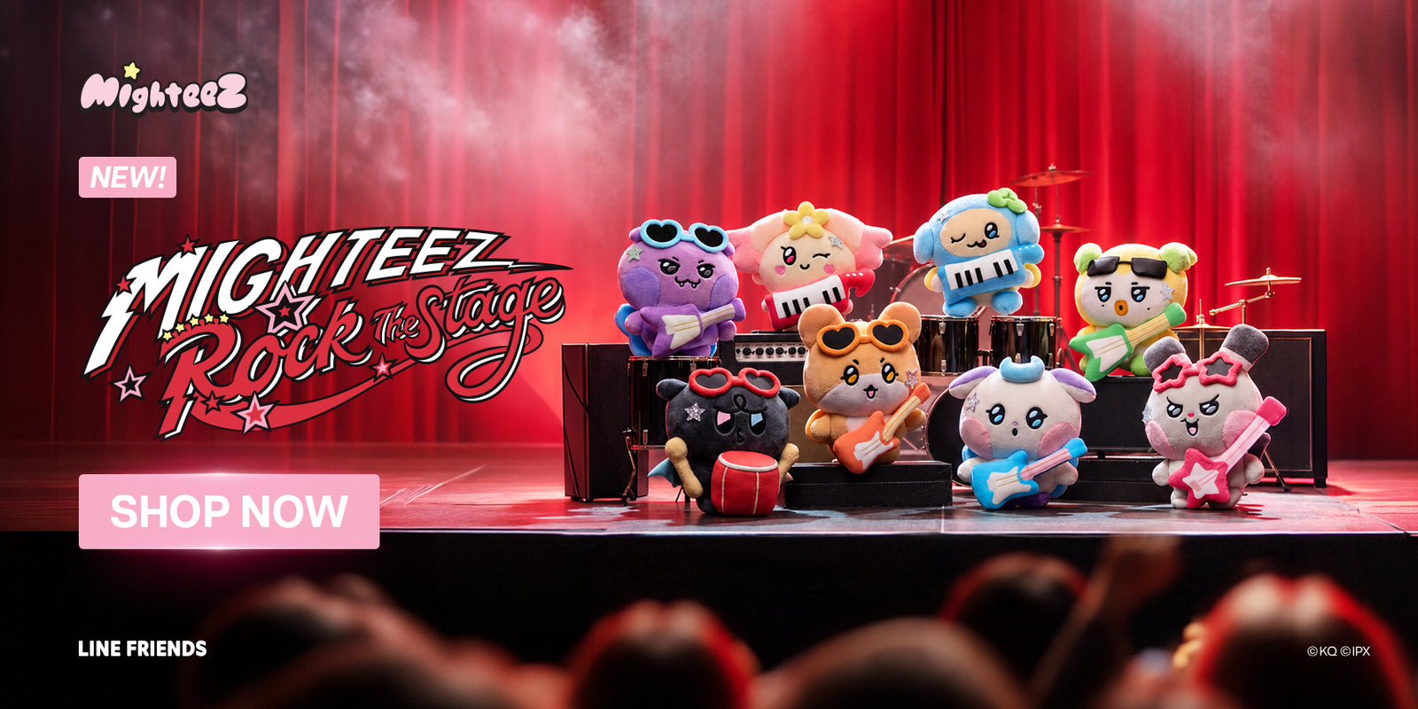 ATEEZ MIGHTEEZ Rock The Stage - Banner