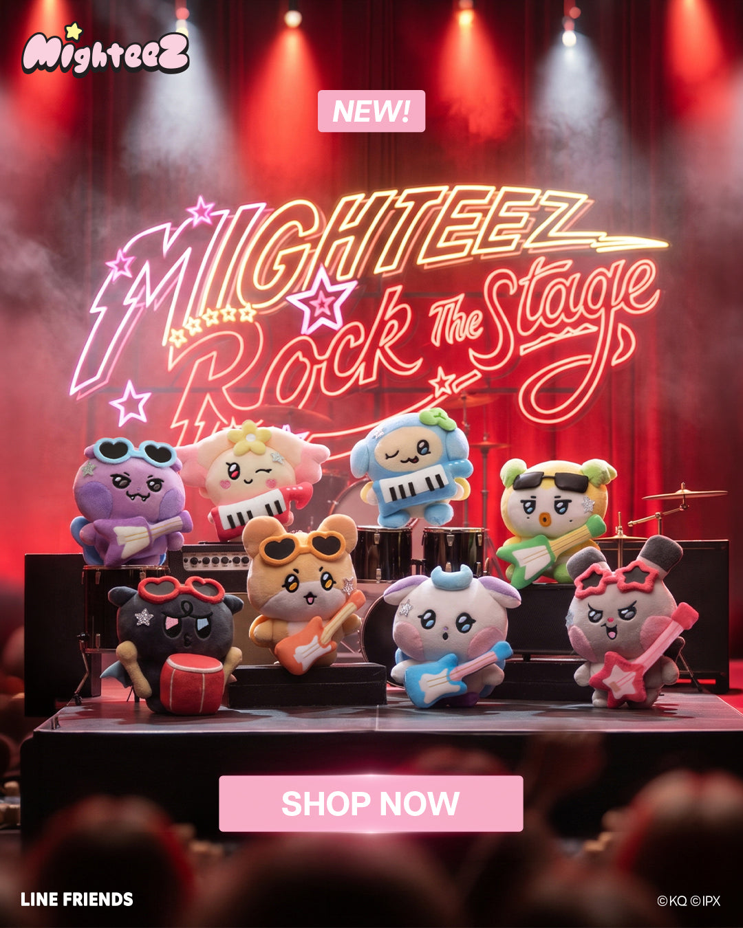 ATEEZ MIGHTEEZ Rock The Stage - Mobile Banner