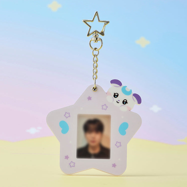 ATEEZ MIGHTEEZ Wonder Room ID Photocard Holder Keyring MIGHTEEZ Wonder Room POP-UP - jjongyo Ver -  Main Image 1