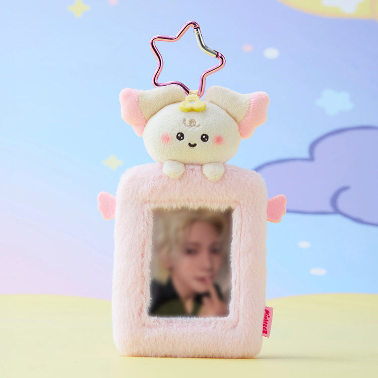 ATEEZ MIGHTEEZ Wonder Room Photocard Holder Plush Keyring MIGHTEEZ Wonder Room POP-UP - ddangyo Ver - Main Image 1