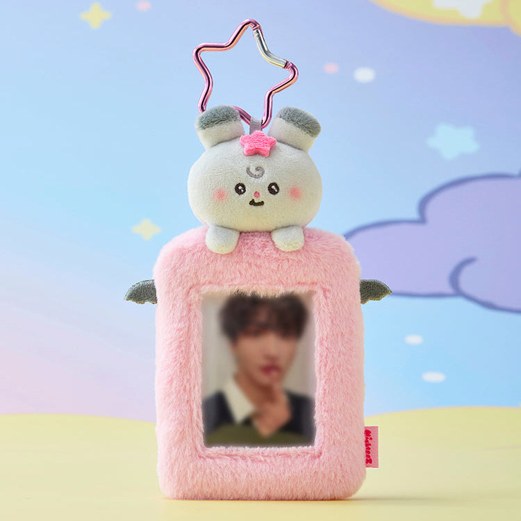 ATEEZ MIGHTEEZ Wonder Room Photocard Holder Plush Keyring MIGHTEEZ Wonder Room POP-UP - ddeongyo Ver - Main Image 1