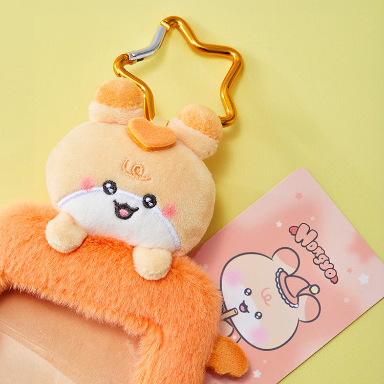 ATEEZ MIGHTEEZ Wonder Room Photocard Holder Plush Keyring MIGHTEEZ Wonder Room POP-UP - hongyo Ver - Main Image 3