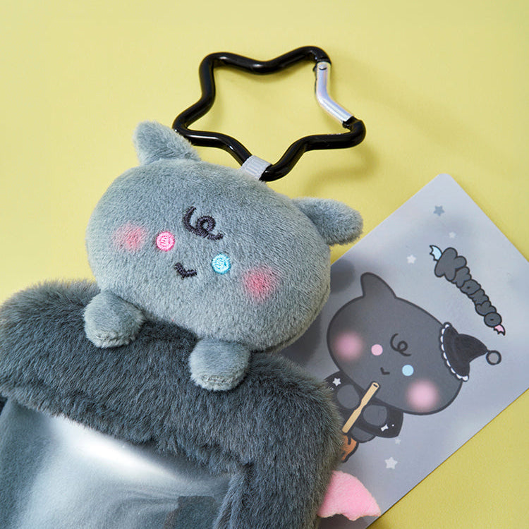 ATEEZ MIGHTEEZ Wonder Room Photocard Holder Plush Keyring MIGHTEEZ Wonder Room POP-UP - kkamyo Ver - Main Image 3