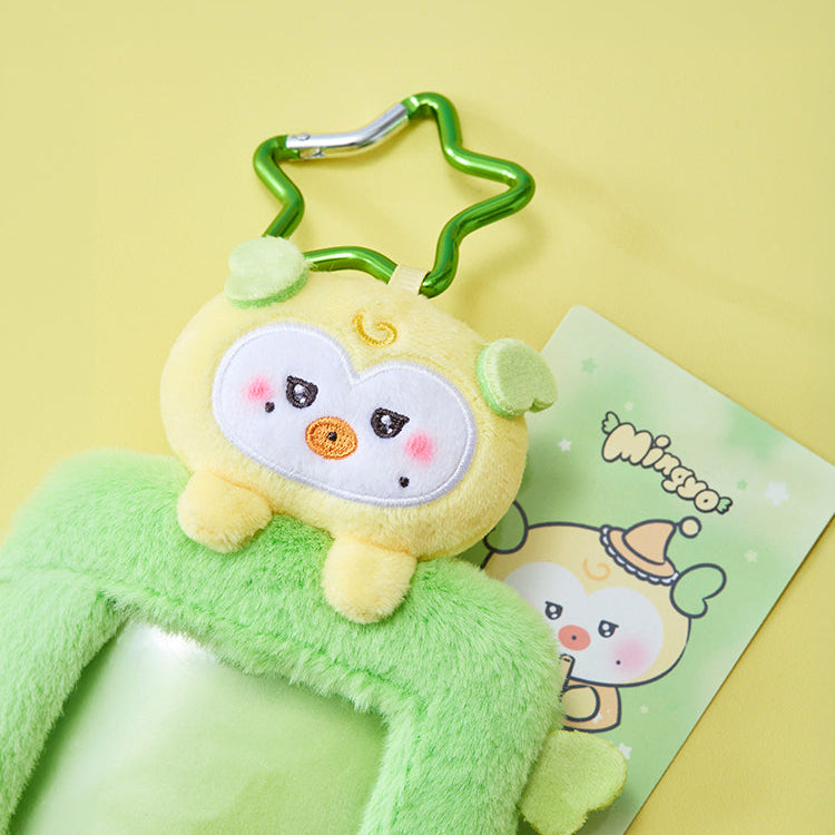 ATEEZ MIGHTEEZ Wonder Room Photocard Holder Plush Keyring MIGHTEEZ Wonder Room POP-UP - mingyo Ver - Main Image 3