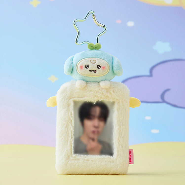 ATEEZ MIGHTEEZ Wonder Room Photocard Holder Plush Keyring MIGHTEEZ Wonder Room POP-UP - tyuyo Ver - Main Image 1