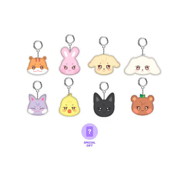 ATEEZ Mini Face Keyring ANITEEZ IN DREAMLAND Official MD main image