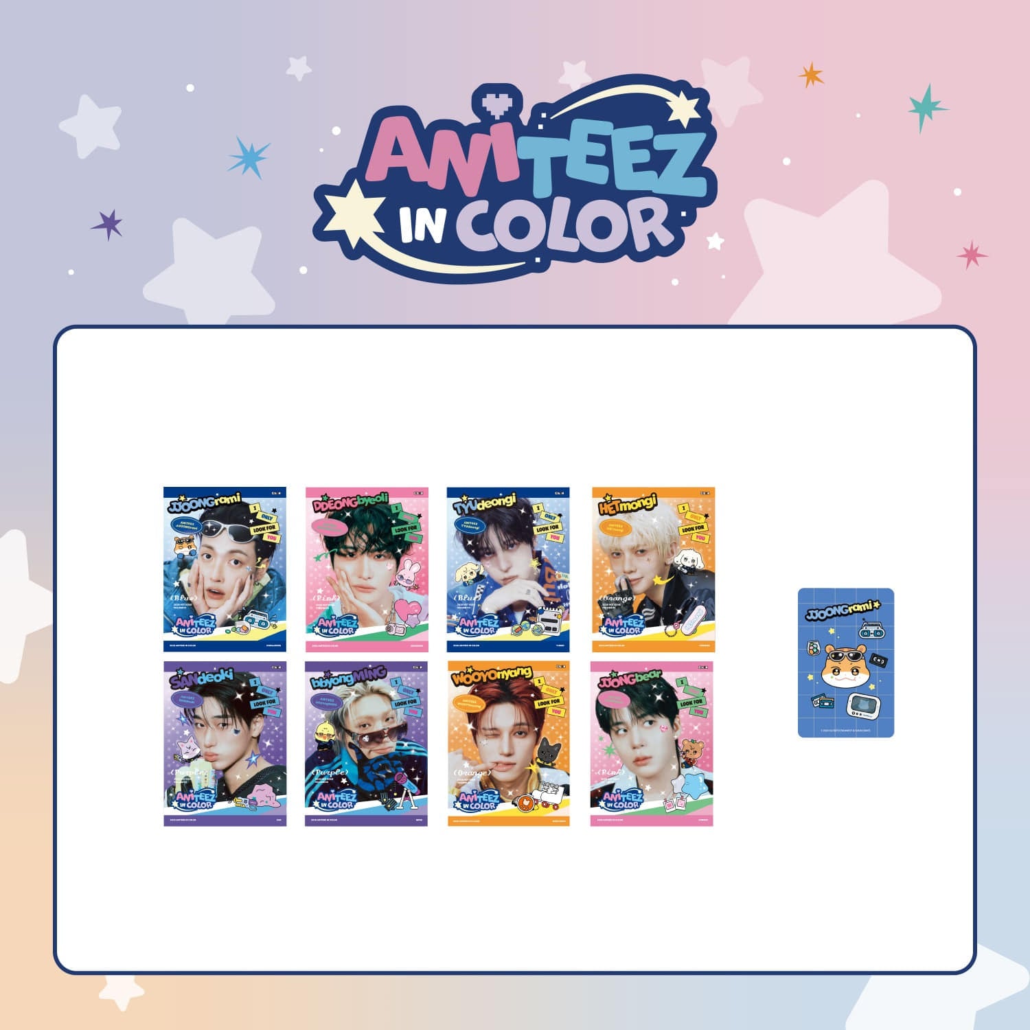 ATEEZ Mini Photobook ANITEEZ IN COLOR Official MD - Main Image