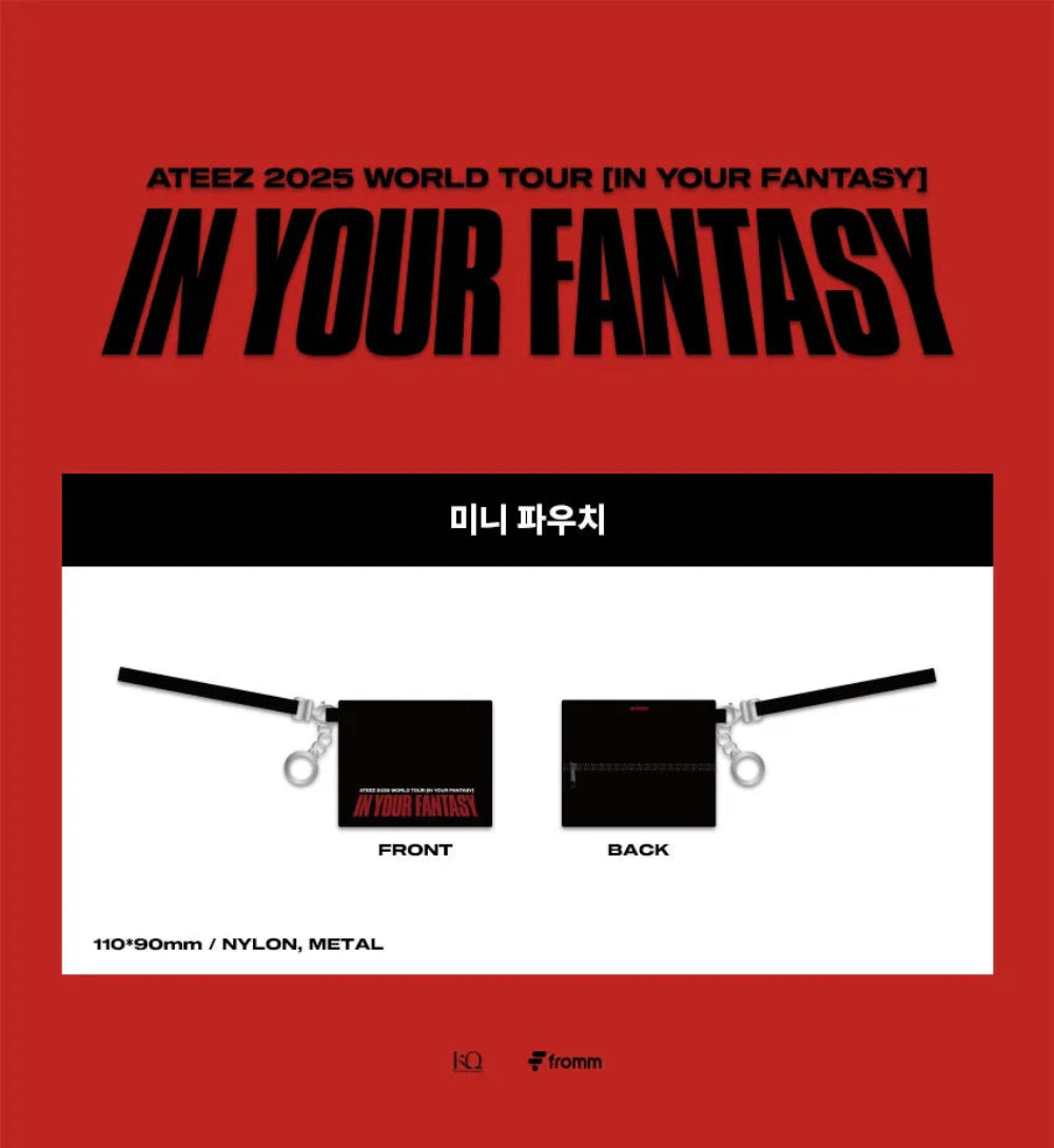 ATEEZ - Mini Pouch [2025 World Tour 'In Your Fantasy' Official MD
