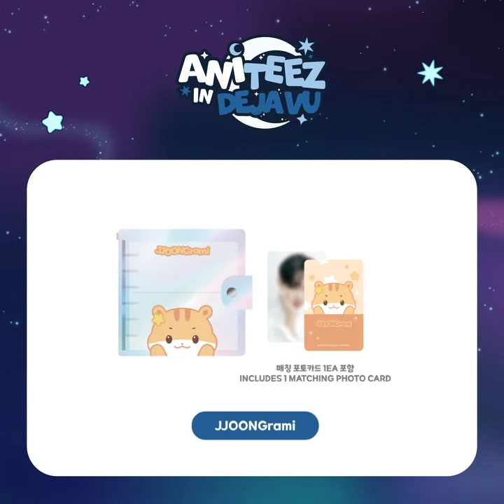 ATEEZ Photocard Binder ANITEEZ IN DEJAVU POP UP Official MD JJOONGrami Ver - main image