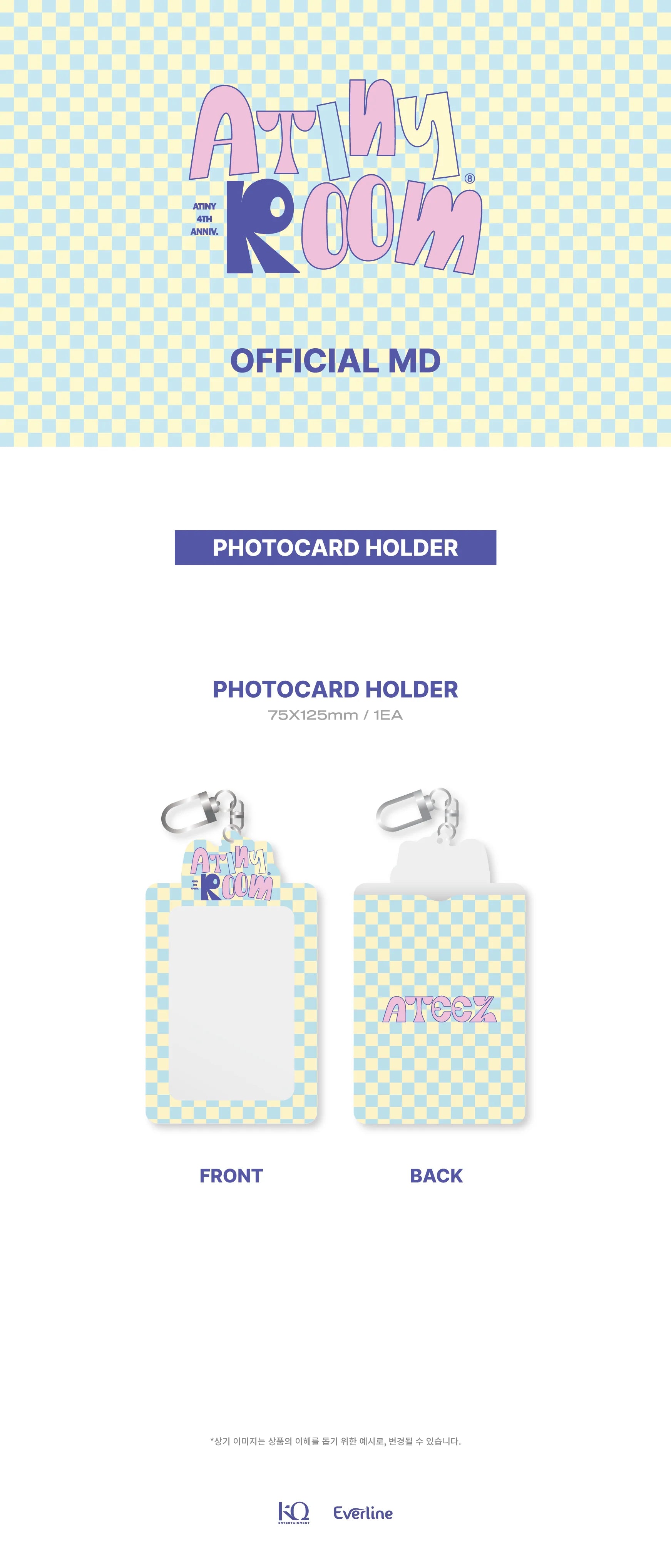 ATEEZ - Photocard Holder ['ATINY ROOM' ATINY 4th Anniversary Official MD]
