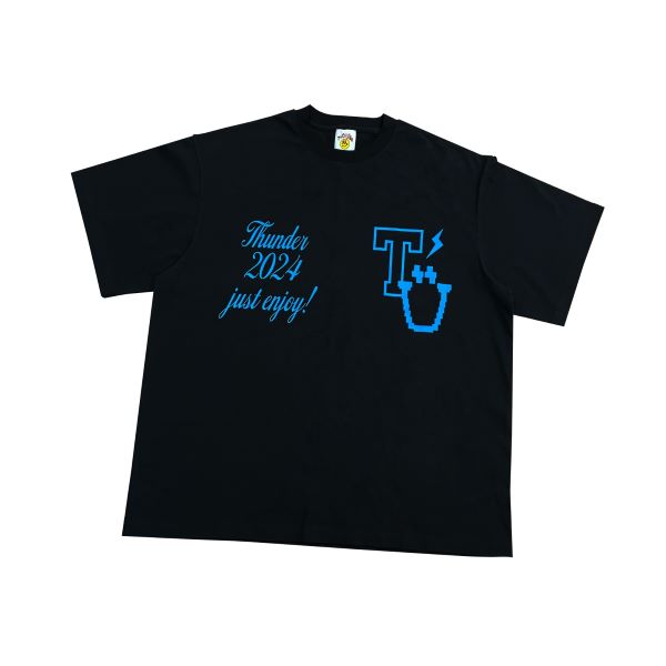 ATEEZ - Pigment T-Shirt Blue Version 2024 ATEEZ THUNDER Pop-Up MD Main Image