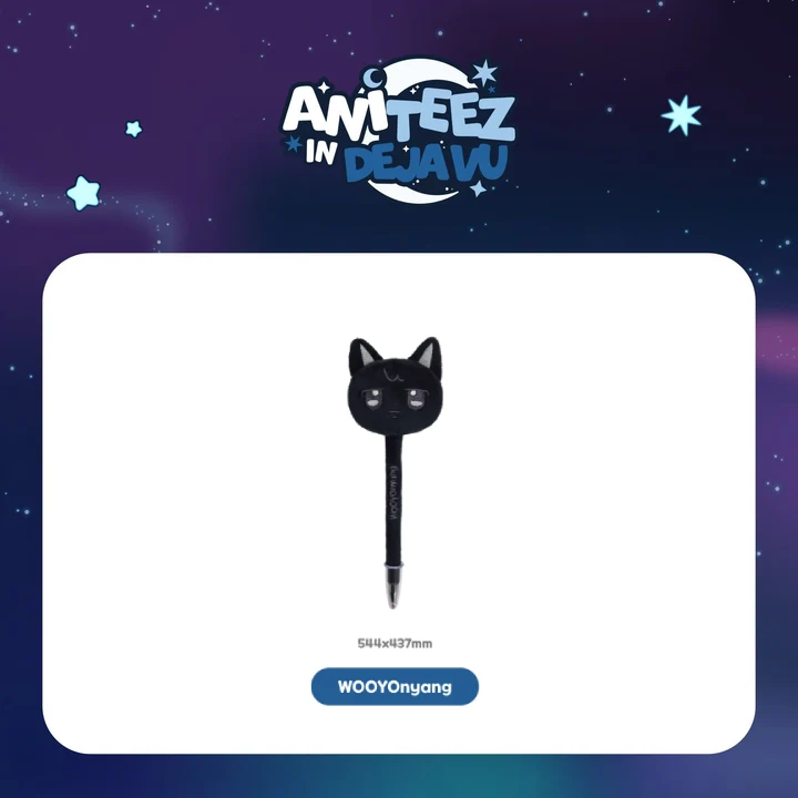 ATEEZ Plush Ball Pen ANITEEZ IN DEJAVU POP UP Official MD WOOYOnyang Ver - main image