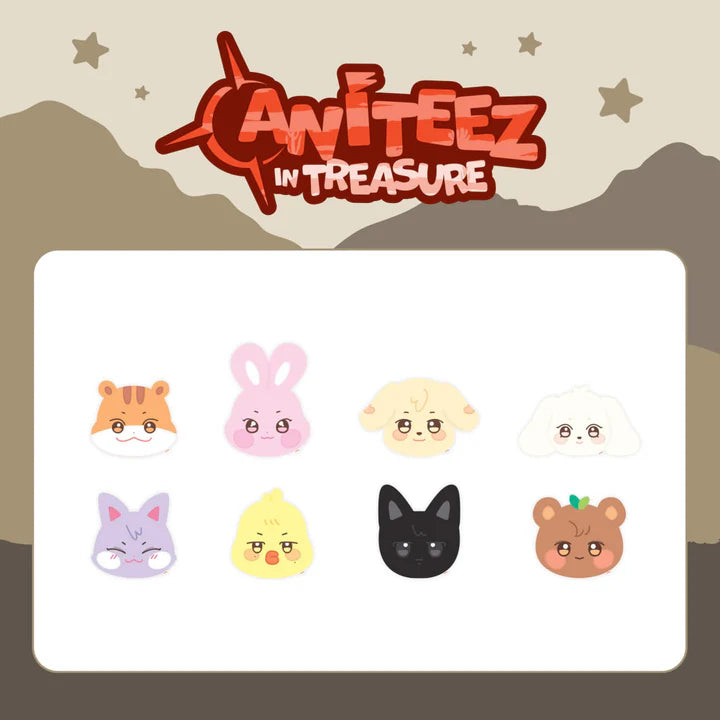 ATEEZ Plush Cushion ANITEEZ IN TREASURE Official MD - main image