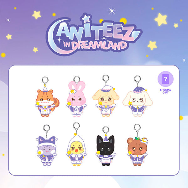 ATEEZ - Plush Keyring (Guardian Angel Ver.) [ANITEEZ IN DREAMLAND ...