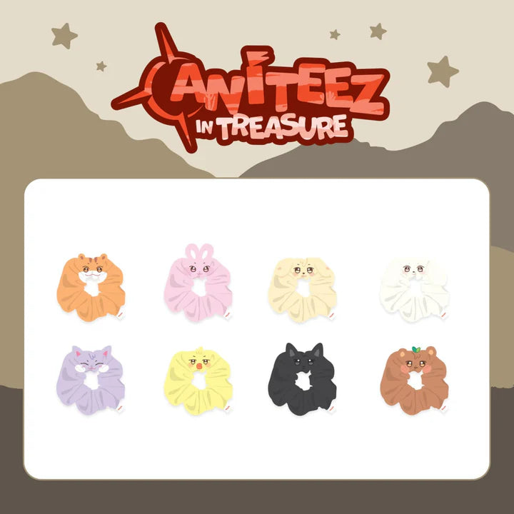 ATEEZ Plush Scrunchie ANITEEZ IN TREASURE Official MD - main image