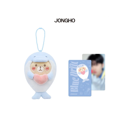 ATEEZ Plush Sea Collection 8th Anniversary Exhibition BLUE DRIFT Official MD JONGHO Ver - main image