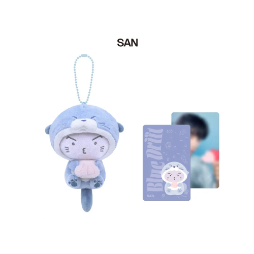 ATEEZ Plush Sea Collection 8th Anniversary Exhibition BLUE DRIFT Official MD SAN Ver - main image