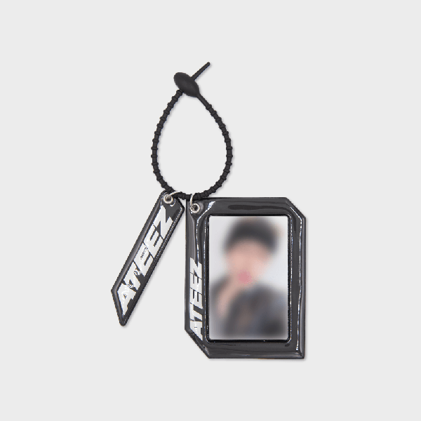 ATEEZ - PVC Photocard Holder Keyring GOLDEN HOUR Part 3 Official MD Hongjoong