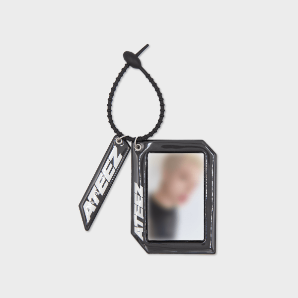 ATEEZ - PVC Photocard Holder Keyring GOLDEN HOUR Part 3 Official MD Wooyoung