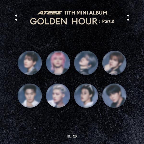 ATEEZ Random Can Badge GOLDEN HOUR Part 2 Official MD - main image