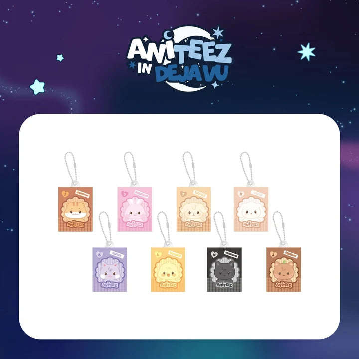 ATEEZ Random Miniature Keyring ANITEEZ IN DEJAVU POP UP Official MD - main image