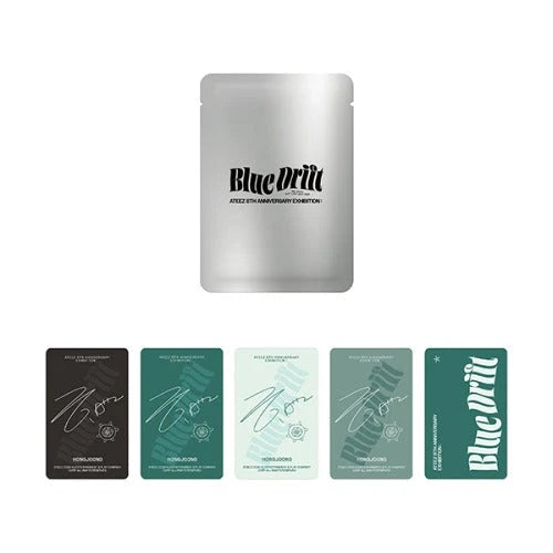ATEEZ Random Photocard Pack 8th Anniversary Exhibition BLUE DRIFT Official MD - main image