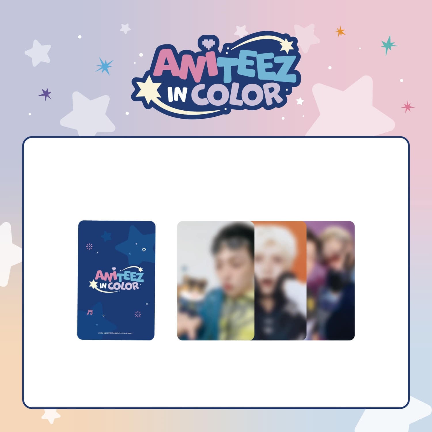 ATEEZ Random Trading Card ANITEEZ IN COLOR Official MD - Main Image
