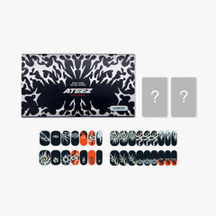 ATEEZ GELNAIL STICKER コンプリート ネイル シール封入 ateez-ready-cured-gel-nail-