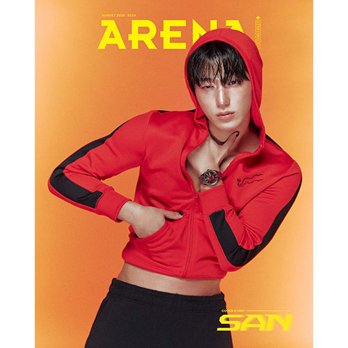 K-POP・アジア ATEEZ SAN ATEEZ SAN Cover - ARENA HOMME+ Korea [August 2025] - K PLACE